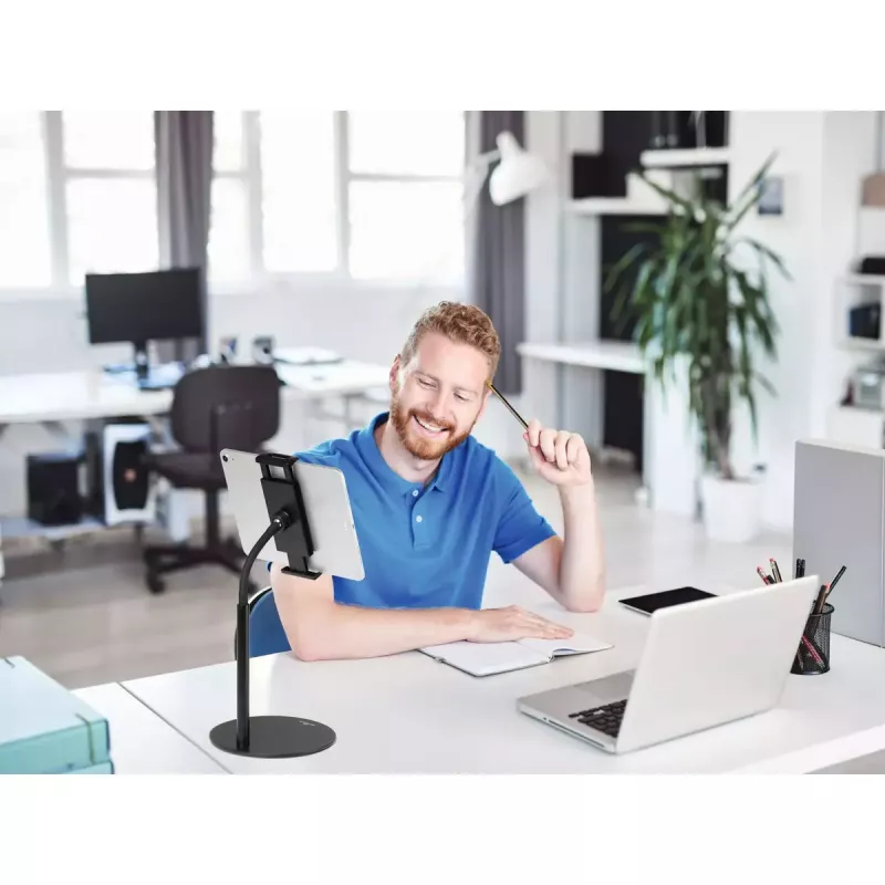 Ενεργή βάση Durable TWIST COMBI για κινητό τηλέφωνο smartphone tablet μαύρο