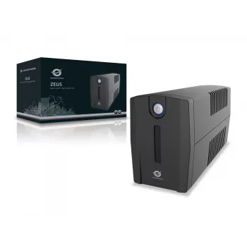 Conceptronic ZEUS 650VA 360W UPS, πρίζα Schuko, Line-Interactive, 0,65 kVA, 360 W, 220 V, 240 V, 220 V