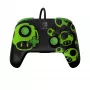 Gamepad PDP REMATCH Ενσύρματο Χειριστήριο 1-Up Glow in the Dark για Nintendo Switch, USB, καλώδιο 3m, D-pad, κουμπί Home, Μαύρο/Πράσινο