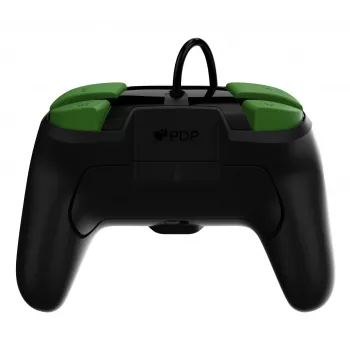 Gamepad PDP REMATCH Ενσύρματο Χειριστήριο 1-Up Glow in the Dark για Nintendo Switch, USB, καλώδιο 3m, D-pad, κουμπί Home, Μαύρο/Πράσινο