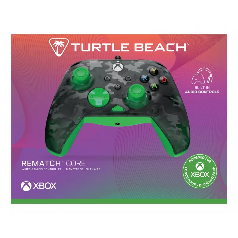 Gamepad Turtle Beach Rematch Core Μαύρο Πράσινο Γκρι USB ενσύρματο