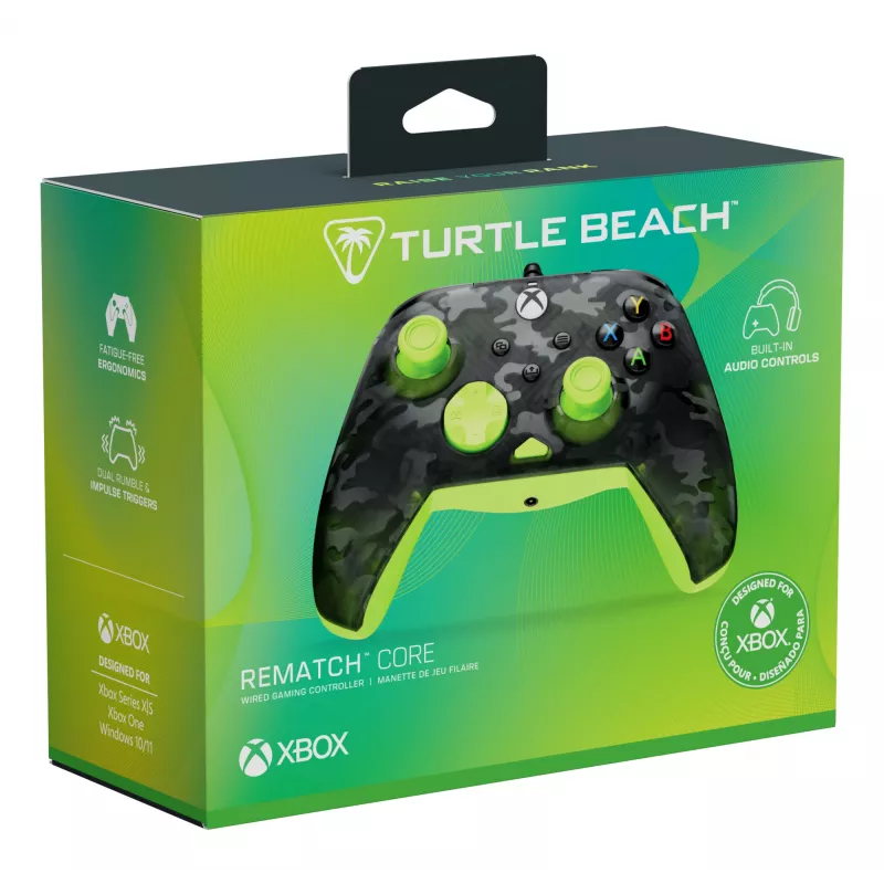 Gamepad Turtle Beach Rematch Core Μαύρο Γκρι Κίτρινο USB Ενσύρματο