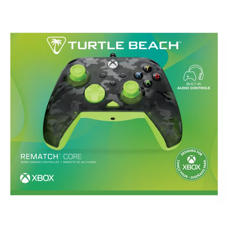 Gamepad Turtle Beach Rematch Core Μαύρο Γκρι Κίτρινο USB Ενσύρματο