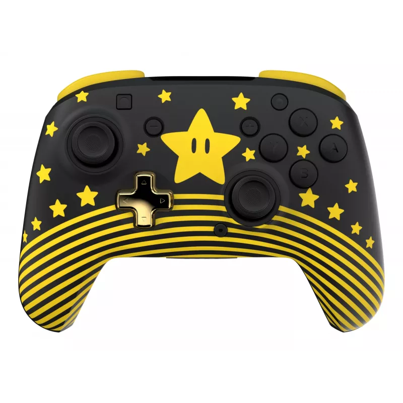Ασύρματο χειριστήριο Turtle Beach Rematch TBC-8101-75 για Nintendo Switch, Super Mario Star, μαύρο/κίτρινο