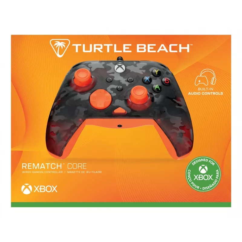 Gamepad Turtle Beach Rematch Core Μαύρο Γκρι Πορτοκαλί USB Ενσύρματο
