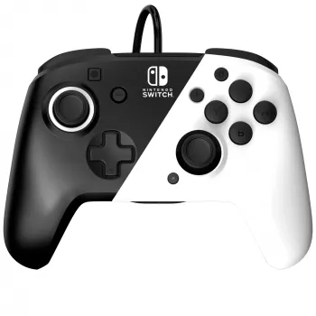 Gamepad PDP Faceoff Deluxe+ Audio Ενσύρματο Χειριστήριο Μαύρο & Λευκό