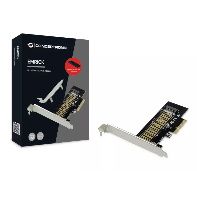 Προσαρμογέας Conceptronic EMRICK M.2 NVMe SSD PCIe
