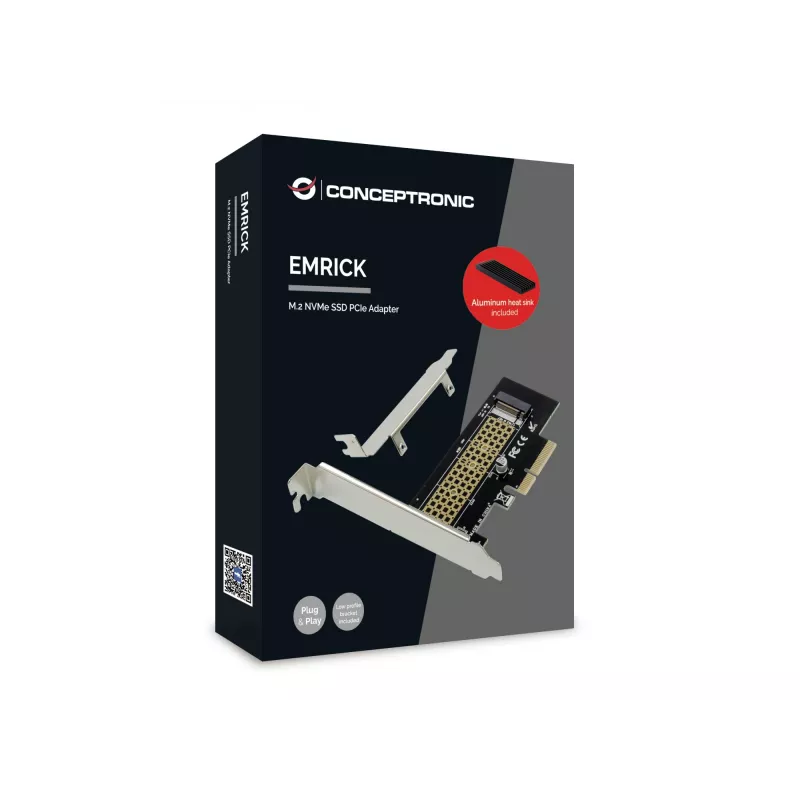 Προσαρμογέας Conceptronic EMRICK M.2 NVMe SSD PCIe