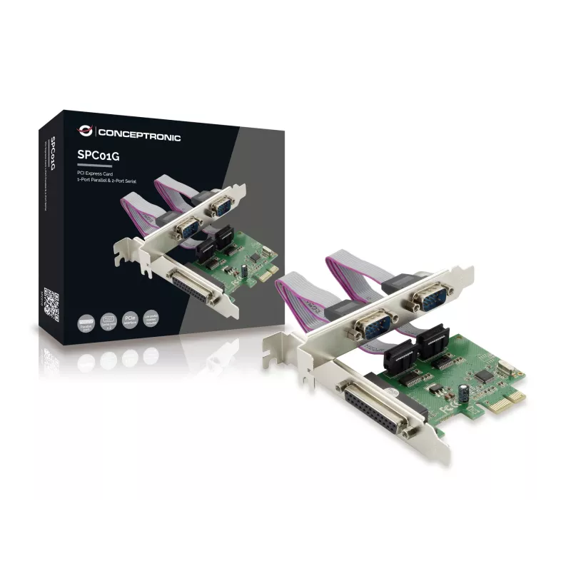 Κάρτα Conceptronic PCI Express 1 Θύρα Παράλληλη & 2 Θύρες Σειριακές
