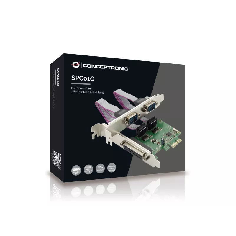 Κάρτα Conceptronic PCI Express 1 Θύρα Παράλληλη & 2 Θύρες Σειριακές