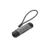 Αναγνώστης Καρτών Conceptronic BIAN05G 2-in-1 USB 3.0 Dual Plug, SD/MicroSD 3.0, UHS-I