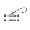 Αναγνώστης Καρτών Conceptronic BIAN05G 2-in-1 USB 3.0 Dual Plug, SD/MicroSD 3.0, UHS-I