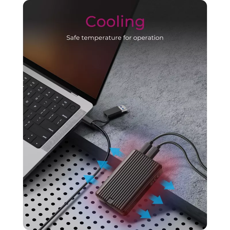 Θήκη SSD ICY BOX IB-CR601M-C31 Μαύρο M.2