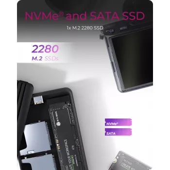 Θήκη SSD ICY BOX IB-CR602M-C31 Μαύρο M.2