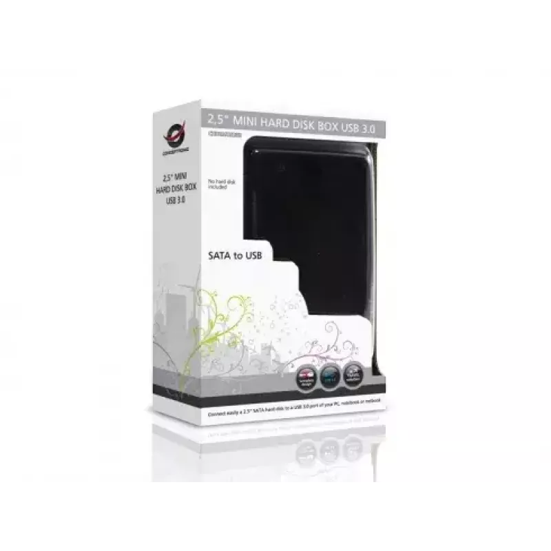Θήκη σκληρού δίσκου Conceptronic CHD2MUSB3B Mini USB 3.0