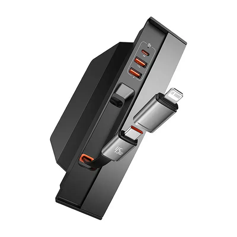 Baseus Hub T-Space USB Type-C Hub 45W Power Delivery καλώδιο 1m
