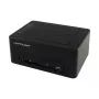LC Power LC-DOCK-U3-CR - βάση σύνδεσης HDD με ένδειξη δικτύου, διακόπτης on/off, λειτουργία κλωνοποίησης θύρες: 2 - 2.5 / 3.5 κοινόχρηστες (6,4 cm/8,9 cm