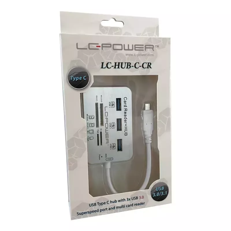Βάση φορητού υπολογιστή LC-Power LC-HUB-C-CR
