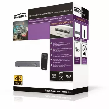 Marmitek Connect 620 UHD 2.0 διακόπτης HDMI 4 θυρών