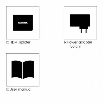 Διαχωριστής HDMI Marmitek Split 312 UHD HDMI 2x HDMI
