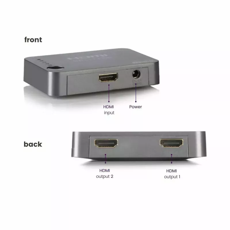 Διαχωριστής HDMI Marmitek Split 312 UHD HDMI 2x HDMI