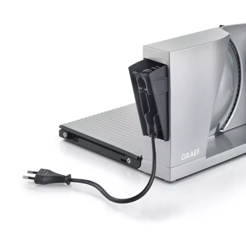 Graef MYtiny MT1000EU πτυσσόμενη κοπτική μηχανή τροφίμων, 170 W, οδοντωτή λεπίδα, γκρι σιδηρομαρμαρυγίας