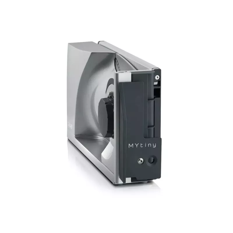 Graef MYtiny MT1000EU πτυσσόμενη κοπτική μηχανή τροφίμων, 170 W, οδοντωτή λεπίδα, γκρι σιδηρομαρμαρυγίας