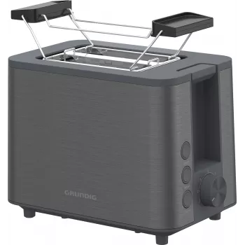 Grundig TA 7340 Inox Τοστιέρα 2 φέτες 950 W Ανθρακί
