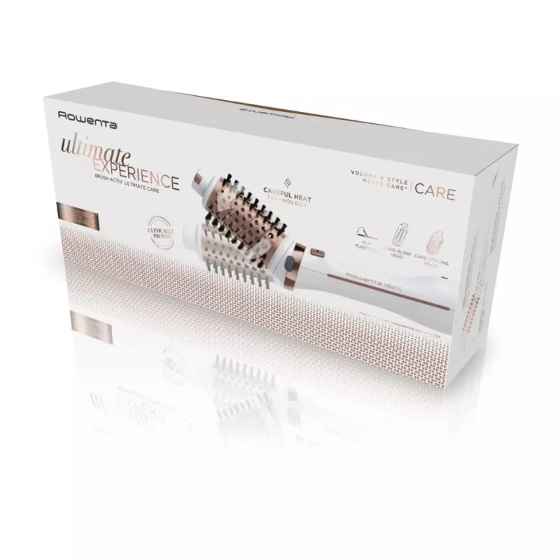 Rowenta Brush Activ Ultimate Care CF9720 Βούρτσα θερμού αέρα Warm copper, Λευκό 2 m