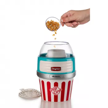 Μηχανή ποπ κορν Ariete Popcorn XL, 1100 W, Μπλε