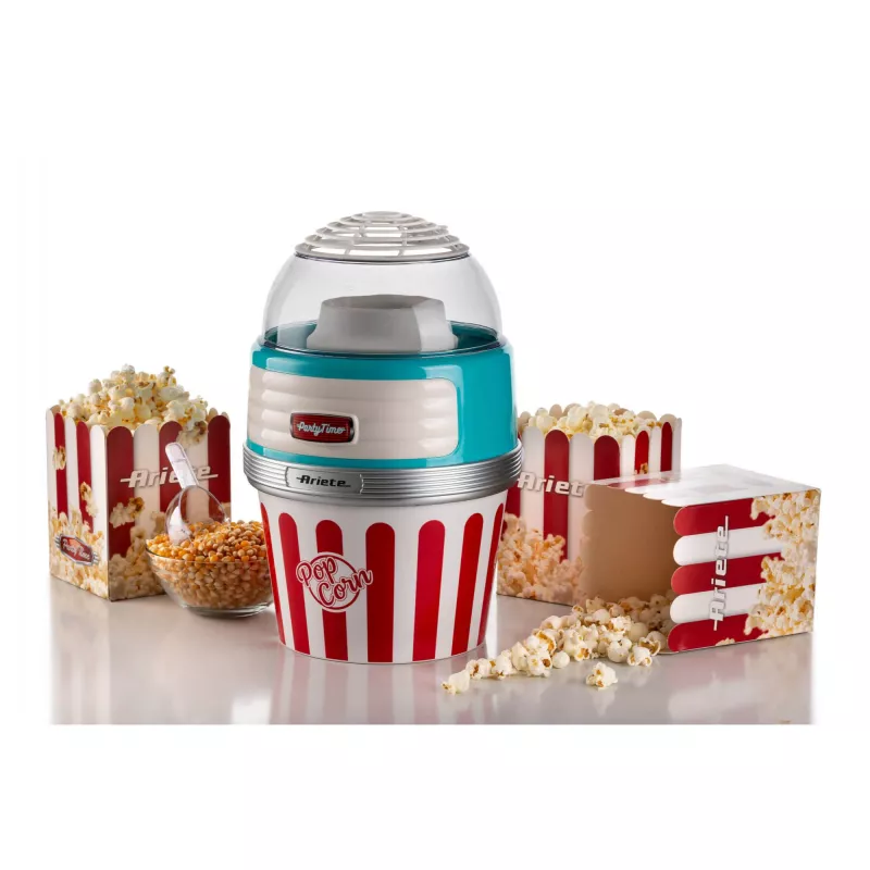 Μηχανή ποπ κορν Ariete Popcorn XL, 1100 W, Μπλε