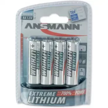 Μπαταρία μίας χρήσης Ansmann Extreme λιθίου AA Mignon