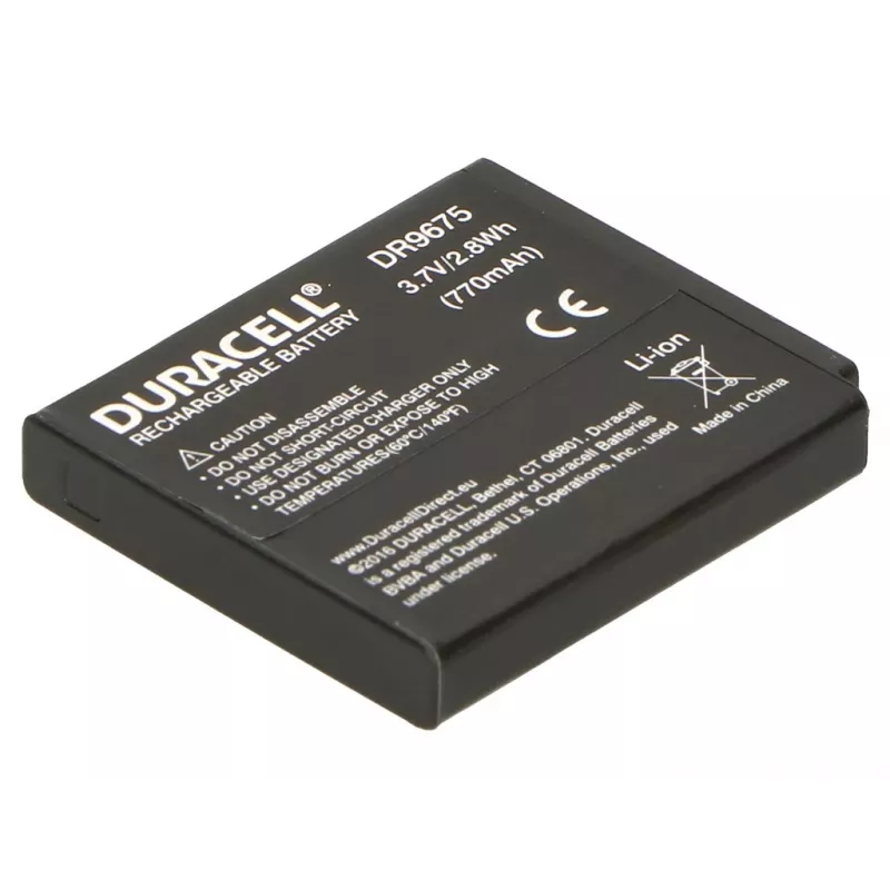 Duracell Μπαταρία κάμερας - αντικαθιστά Pentax D-LI68 μπαταρία
