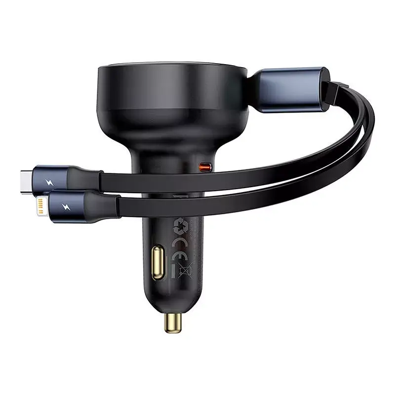 Baseus Enjoyment Pro 60W Φορτιστής αυτοκινήτου καλώδιο USB