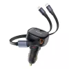 Baseus Enjoyment Pro 60W Φορτιστής αυτοκινήτου καλώδιο USB