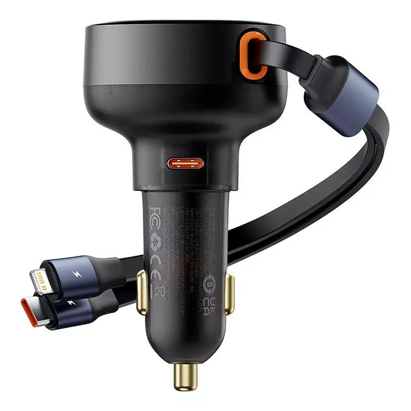 Baseus Enjoyment Pro 60W Φορτιστής αυτοκινήτου καλώδιο USB