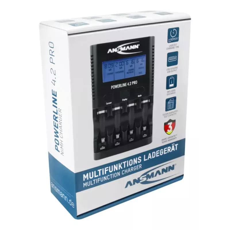 Φορτιστής μπαταρίας Ansmann Powerline 4.2 Pro