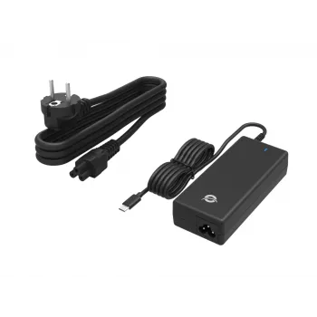 Conceptronic OZUL03BE 100W GaN επιτραπέζιος φορτιστής USB-PD, Universal, εσωτερικού χώρου, 100–240 V, 50–60 Hz, 100 W, 5–20 V