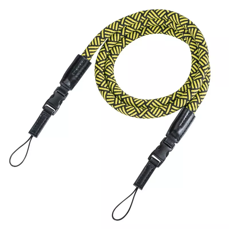 Λουρί ψηφιακής κάμερας Hama Braid 120 νάιλον μαύρο, κίτρινο