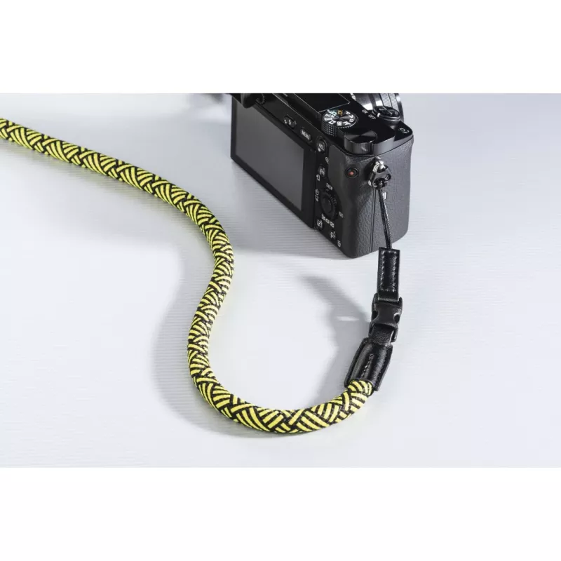 Λουρί ψηφιακής κάμερας Hama Braid 120 νάιλον μαύρο, κίτρινο