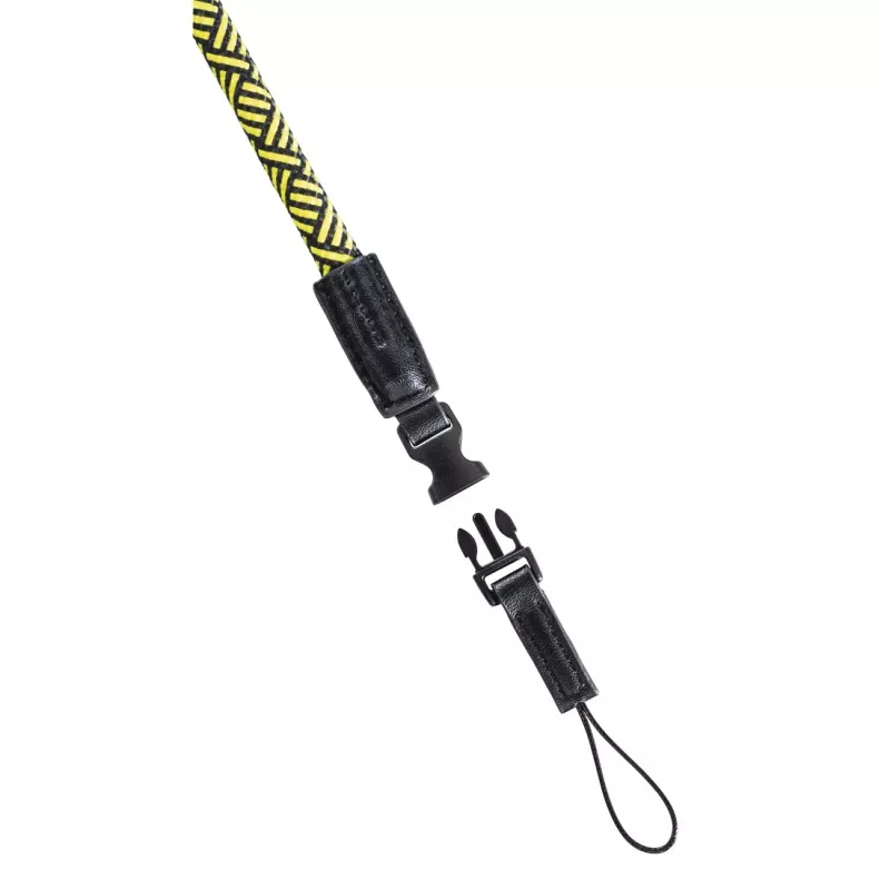 Λουρί ψηφιακής κάμερας Hama Braid 120 νάιλον μαύρο, κίτρινο