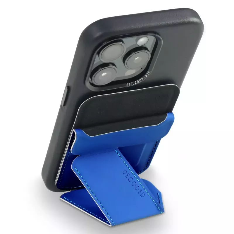 Decoded D24MSCS1GB Blue Silicone πορτοφόλι με βάση για κάρτες