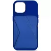 Decoded D24MSCS1GB Blue Silicone πορτοφόλι με βάση για κάρτες