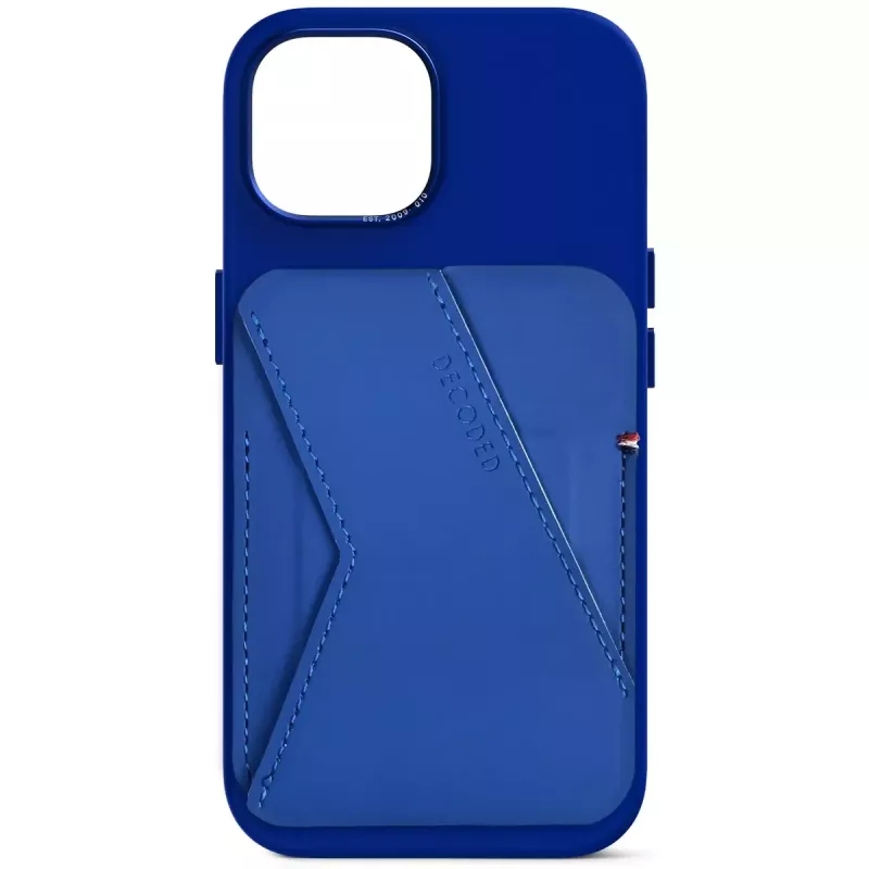 Decoded D24MSCS1GB Blue Silicone πορτοφόλι με βάση για κάρτες
