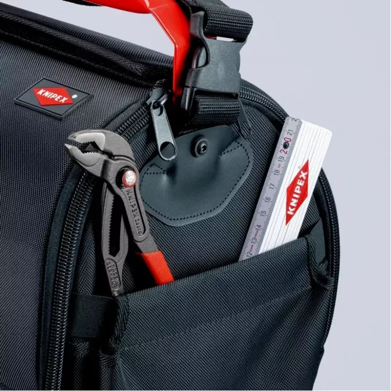 Τσάντα εργαλείων Knipex 00 21 08 LE μαύρο κόκκινο πολυεστέρας