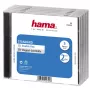 Διπλή θήκη CD Hama Standard, συσκευασία 5 τεμ. 2 δίσκοι διαφανές