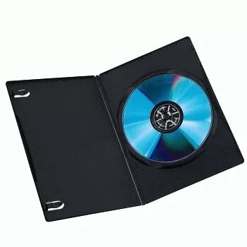 Λεπτή θήκη DVD Hama 51181 μαύρη 1 δίσκος