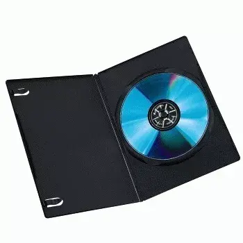 Λεπτή θήκη DVD Hama 51182 μαύρη 1 δίσκος