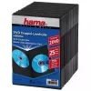 Λεπτή διπλή θήκη DVD Hama 51185 μαύρη 2 δίσκοι