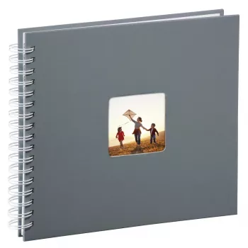 Άλμπουμ φωτογραφιών Hama Fine Art γκρι 100 φύλλα 10 x 15 cm σπιράλ βιβλιοδεσία